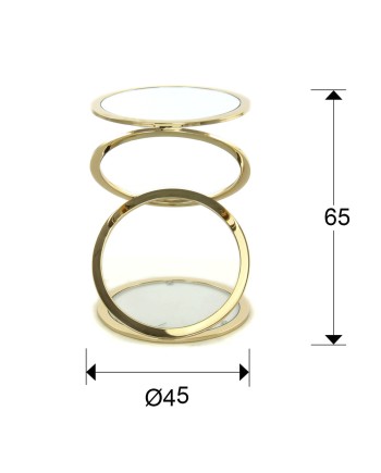 MESA AUX.·AROS· ORO Ø45